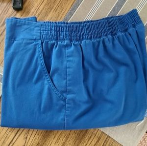 Scrub Pants, Women's XL, Butter-Soft Stretch, Blue